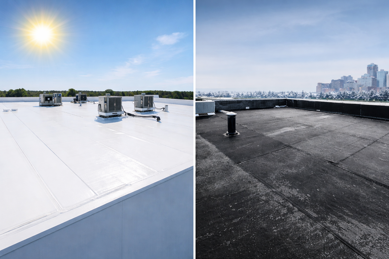 TPO vs EPDM roofing