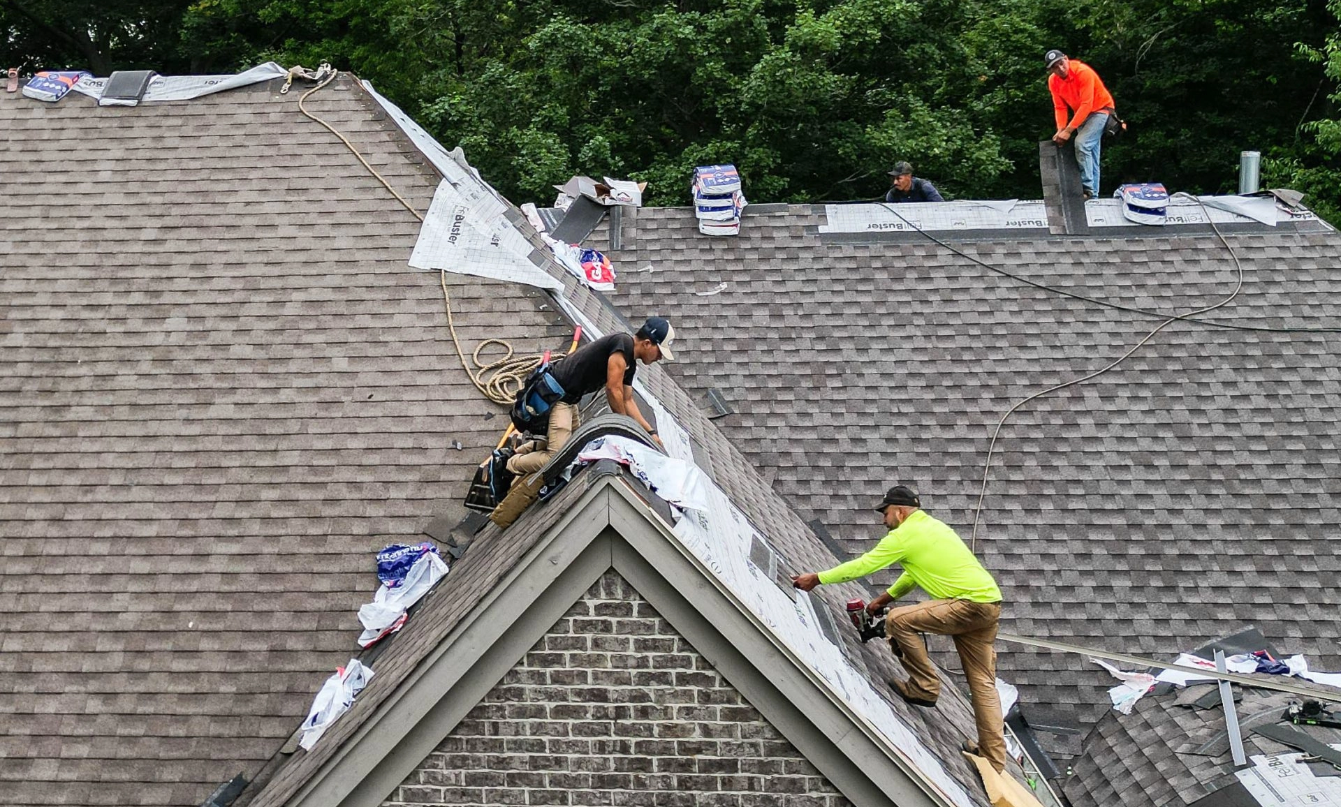 storm damage roof repair